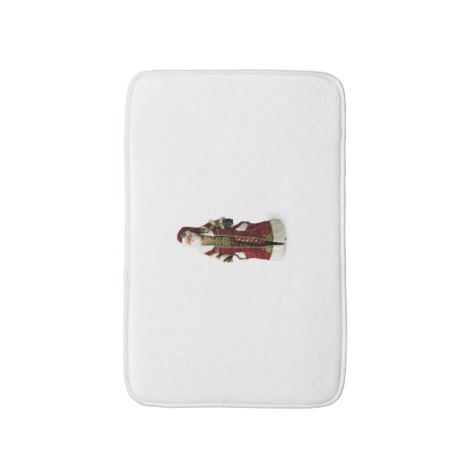 ***VICTORIAANSE KERSTMAN*** BADMAT (Voorkant Verticaal)