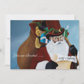 Victoriaanse Kerstman  Kaart (Voorkant)