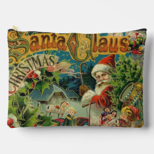 Victoriaanse Kerstman Kerst Collage Antiek Etui