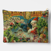 Victoriaanse Kerstman Kerst Collage Antiek Etui (Achterkant)