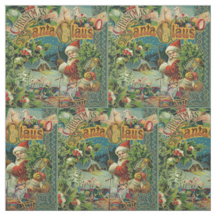 Victoriaanse Kerstman Kerst Collage Antiek Stof