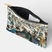Victoriaanse Kerstmis Central Park Currier & Ives Etui (Open)