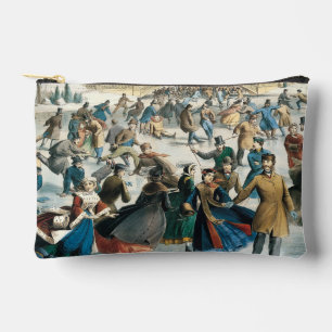 Victoriaanse Kerstmis Central Park Currier & Ives Etui