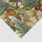 Victoriaanse Kerstpracht Tissuepapier (Detail)