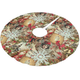 Victoriaanse Kerstschat Collage Kerstboom Rok