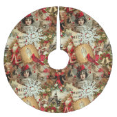 Victoriaanse Kerstschat Collage Kerstboom Rok (Voorkant)