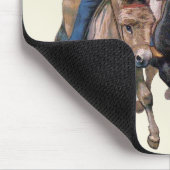 Victoriaanse Kinderen en Paarden Muismat (Hoek)