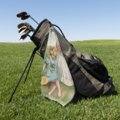 Victoriaanse Kinderen Golfhanddoek (Groen)