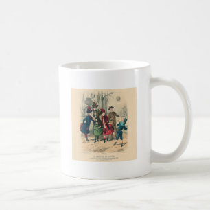 Victoriaanse kinderjurk speelgoed vintage antiek koffiemok