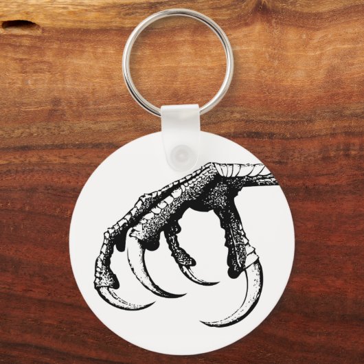 Victoriaanse klauwpoot sleutelhanger (Voorkant)