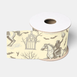 Victoriaanse Koploze Ruiter Halloween Grosgrain Lint