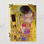 Victoriaanse Kunst Bruidsdouche, De Kus Kaart (Voorkant / Achterkant)