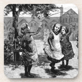 Victoriaanse kurken onderzetter (Voorkant)