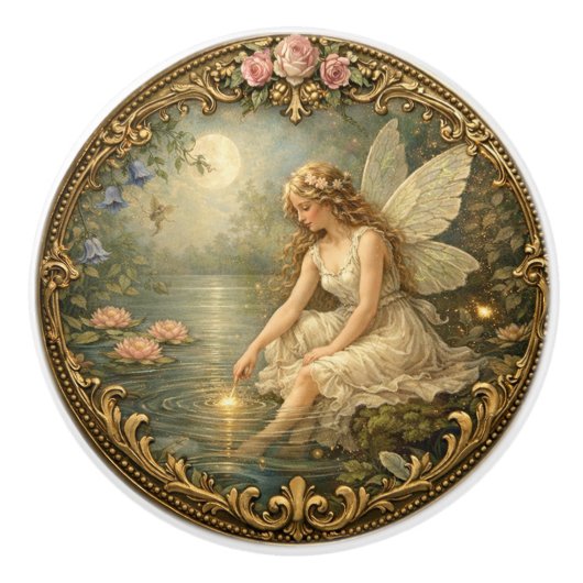 Victoriaanse Maanscheenfee Knop (Voorkant)