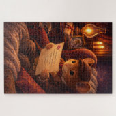 Victoriaanse Muis Liebesbrief Kaarslicht Legpuzzel (Horizontaal)