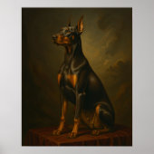 Victoriaanse olieverfschildering portretkunst Dobe Poster (Voorkant)