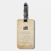 Victoriaanse Poodle Hond Bagage Labels (Achterkant verticaal)