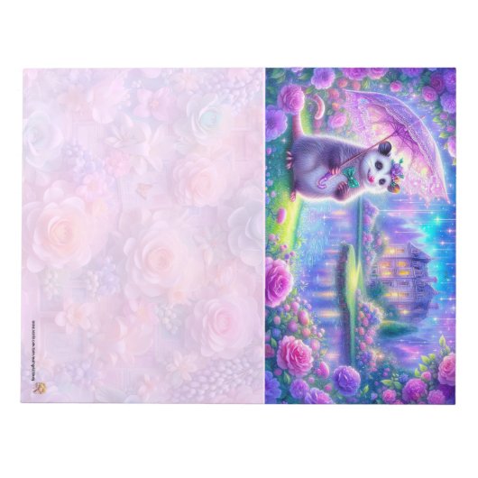 Victoriaanse Possum Notitieblok (Voorkant)