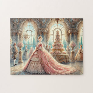 Victoriaanse Prinses Verjaardag Paleis Feest Scene Legpuzzel