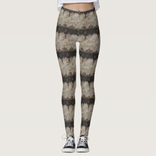 Victoriaanse Robijn Kant Gotische Patroon (1) Leggings