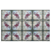 Victoriaanse Roos Ephemera Spiegelpatroon Stof (Fat Quarter)