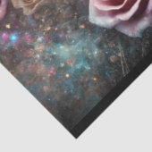 Victoriaanse Roze Gouden Steampunk Kat Decoupage Tissuepapier (Detail)