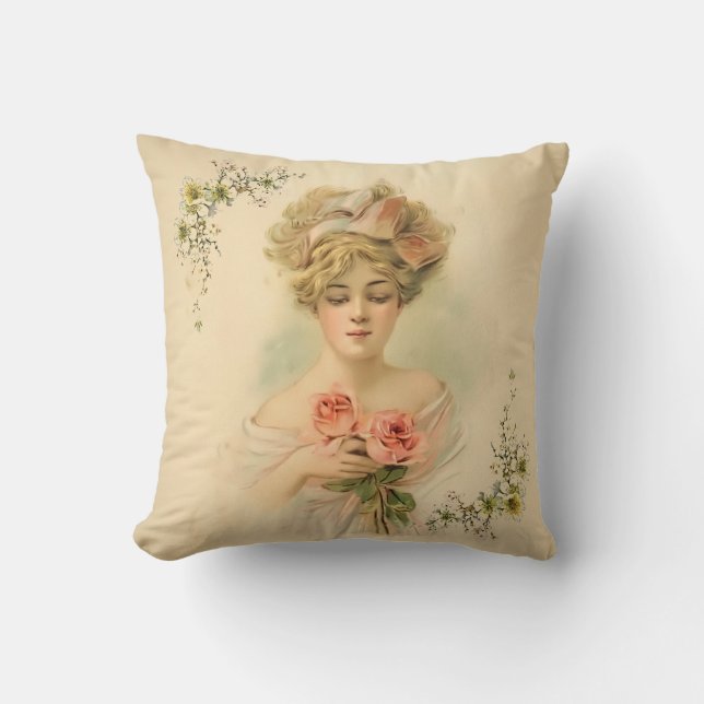 Victoriaanse Salon_Flora Kussen (Voorkant)