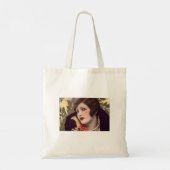Victoriaanse schoonheid in paarse jas tote bag (Achterkant)