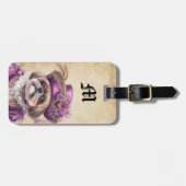 Victoriaanse Shih Tzu-hond bagage labels (Voorkant horizontaal)