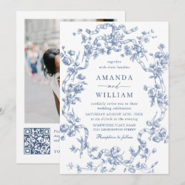 Victoriaanse sierlijke gratie bloemrijke stoffige  kaart