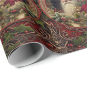 Victoriaanse Sinterklaas Cadeaupapier (Rol Hoek)