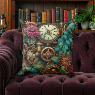 Victoriaanse Steampunk met Bloemen Kussen