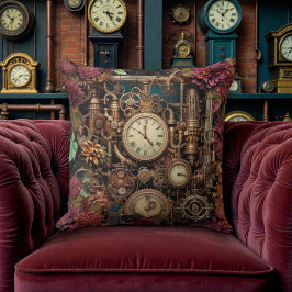 Victoriaanse Steampunk met Bloemen Kussen