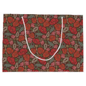 Victoriaanse Steampunk Oude Slot Sleutel Rode Klap Groot Cadeauzakje (Achterkant)