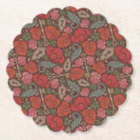 Victoriaanse Steampunk Oude Slot Sleutel Rode Klap