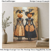 Victoriaanse Steampunk Pompoen Dames AL4 Decoupage Tissuepapier