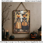 Victoriaanse Steampunk Pompoen Dames AL4 Decoupage Tissuepapier