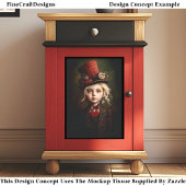 Victoriaanse Steampunk Ringmeesteres CN2 Decoupage Tissuepapier