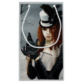 Victoriaanse Steampunk Winter Libel Sleutel Gotisc Klein Cadeauzakje (Achterkant)