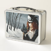 Victoriaanse Steampunk Winter Libelle Sleutel Goti (Achterkant)