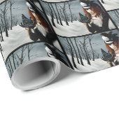 Victoriaanse Steampunk Winter Libelle Sleutel Goti Cadeaupapier (Rol Hoek)