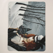 Victoriaanse Steampunk Winter Libelle Sleutel Goti Sherpa Deken (Voorkant)