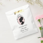 Victoriaanse stijl 60s Cameo Bruidsdiner Bedankzakje (Gezegeld)