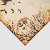 Victoriaanse stijl Halloween Heks Collage FV6L Tissuepapier (Detail)