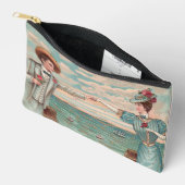 Victoriaanse strandliefde elegante oceaantrouwkopp etui (Open)