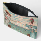 Victoriaanse strandliefde elegante oceaantrouwkopp etui (Open)