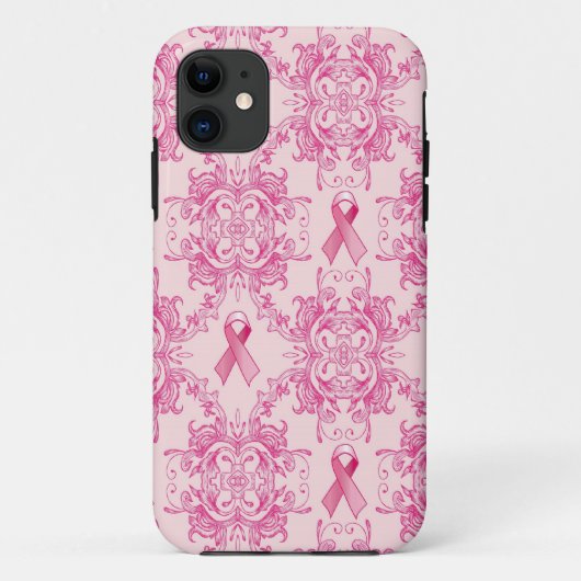 Victoriaanse telefoonhoesje voor borstkankerbewust Case-Mate iPhone case (Achterkant)