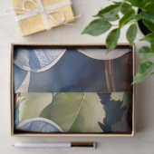 Victoriaanse Thee en Bord Decoupage Tissuepapier (Geschenk)