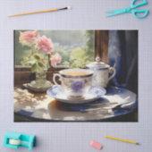 Victoriaanse Theepartij Decoupage Tissuepapier (Craft)