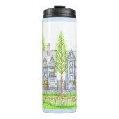Victoriaanse thermische tumbler thermosbeker (Voorkant)